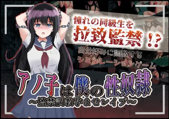 [双端/AI汉化]アノ子は僕の性奴隷 〜監禁調教孕ませレイプ 那孩子是我的性奴之监禁调教1.01汉化版[1.78G] - lovetrain-lovetrain