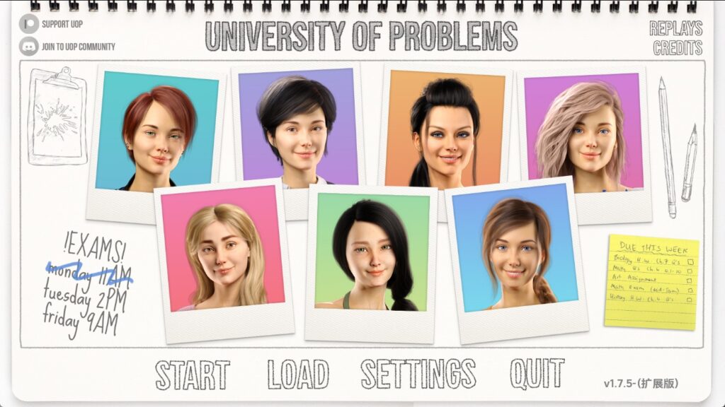 【欧美SLG/汉化/动态】学院情缘(别名：问题大学)v1.7.5 AI版【PC+安卓/16.5G/更新】 - lovetrain-lovetrain